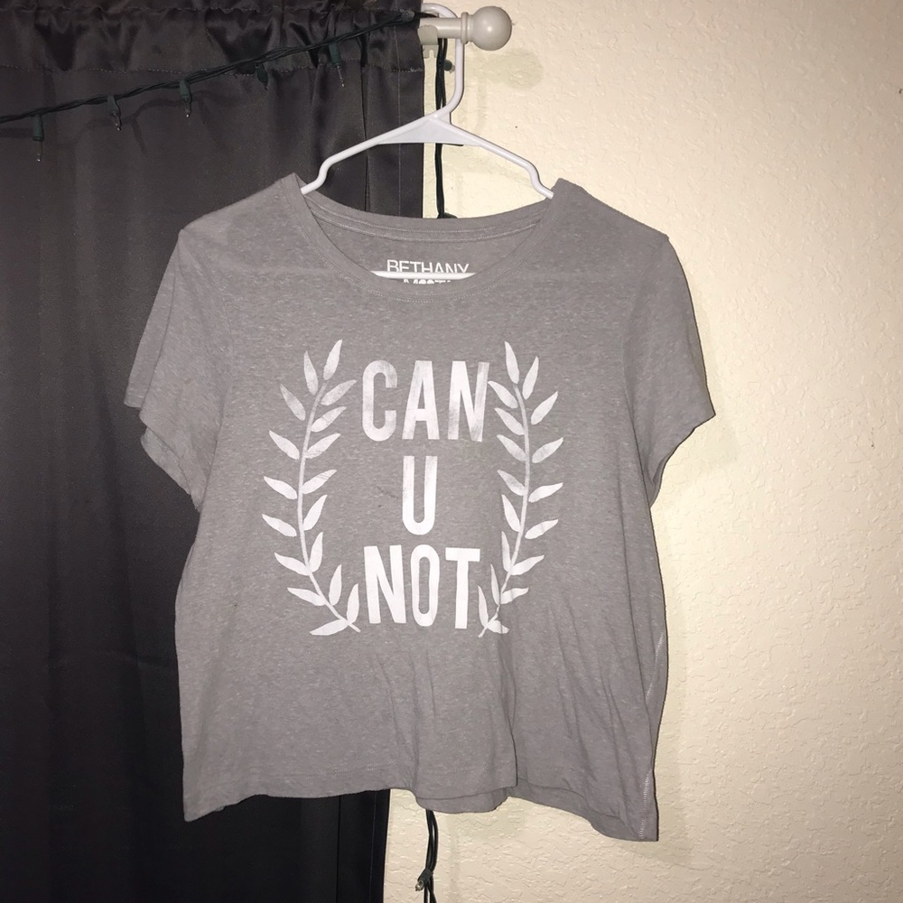 COMFY GRAY TOP - Picture 2 of 3